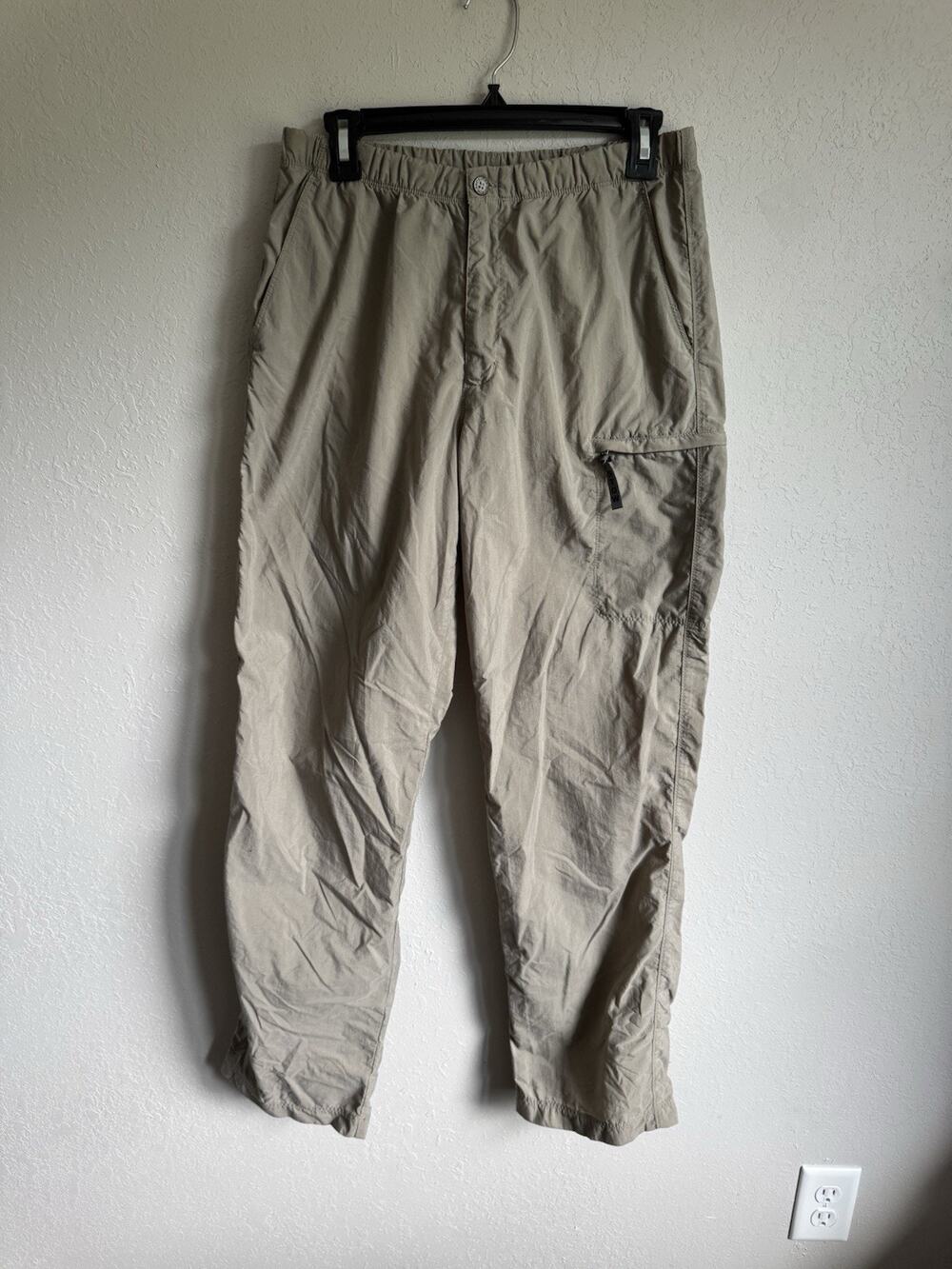 The North Face Gray Tan Stow Pocket Cargo Straight Leg Pants Womens M Gorpcore